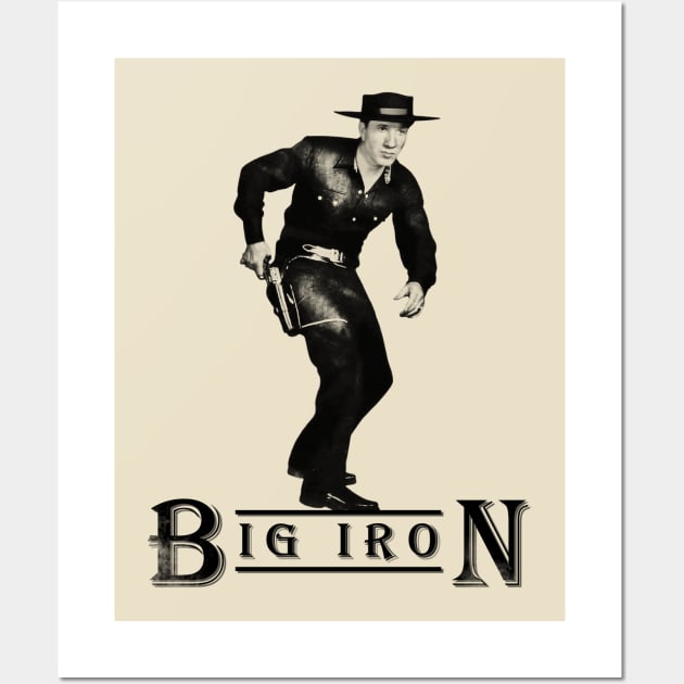 Retro Marty Robbins  Big Iron Wall Art by TimTimMarket